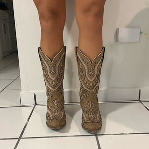 Women's Tan Western Boots